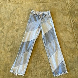 Blue stripped PacSun’s jeans